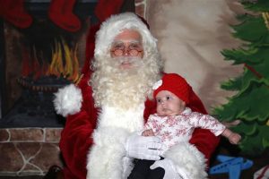 Santa with Baby Picture