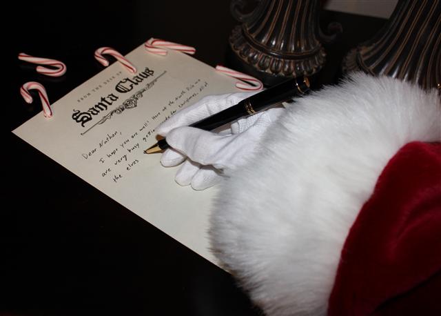 Handwritten Letter From Santa