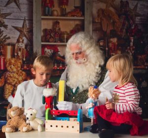 Santa with Real Beard