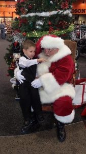 Santa Visit with Real Beard Santa