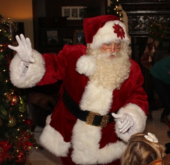 santa claus visit at home