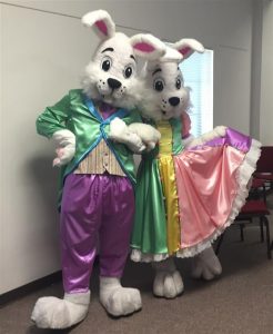 Mr and Mrs Easter Bunny