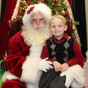 Fort Worth Country Club Pictures with Santa Claus