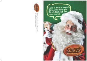 santa claus advertisement