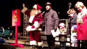 Santa Allen brand campaign Santa performer Dallas